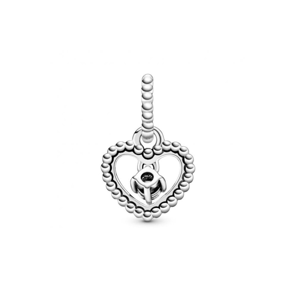 April Birthstone Heart Charms Pandora NZ