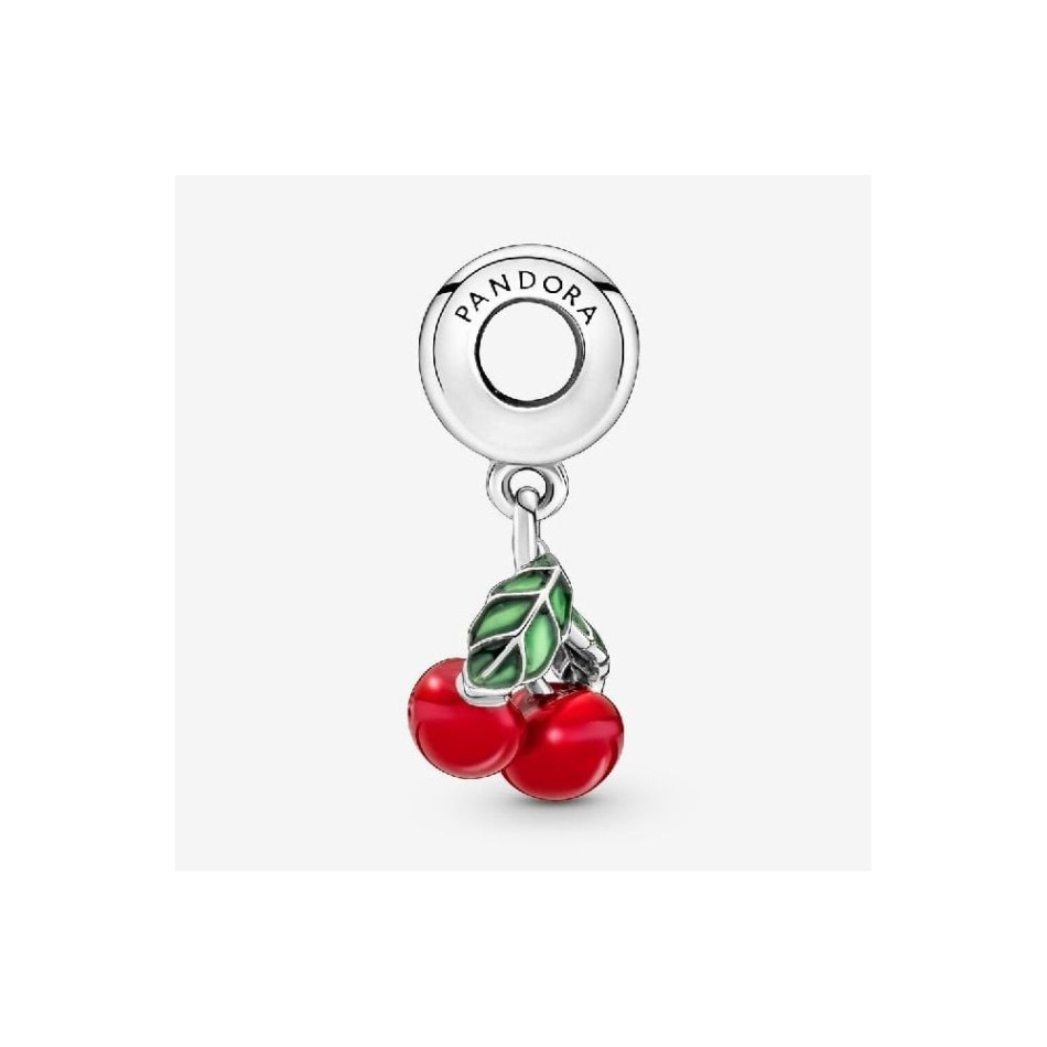 Asymmetrical Cherry Fruit Dangle Charms Pandora NZ