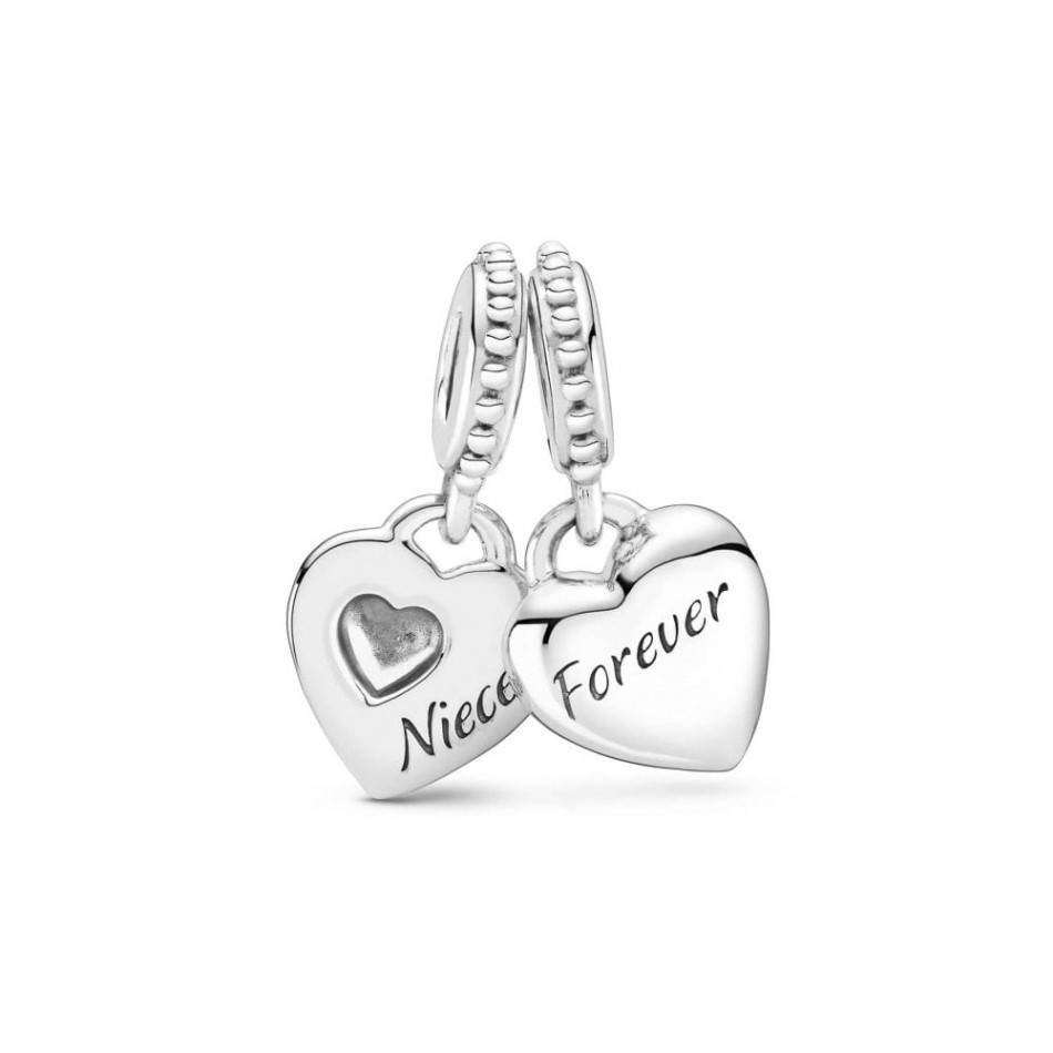 Aunt & Niece Split Heart Dangle Charms Pandora NZ