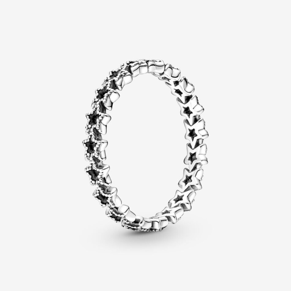 Band of Asymmetric Stars Ring Brand Pandora NZ