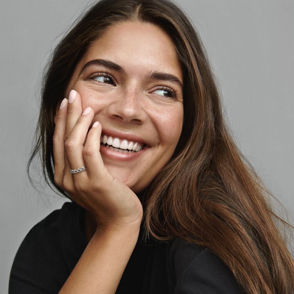 Band of Asymmetric Stars Ring Brand Pandora NZ