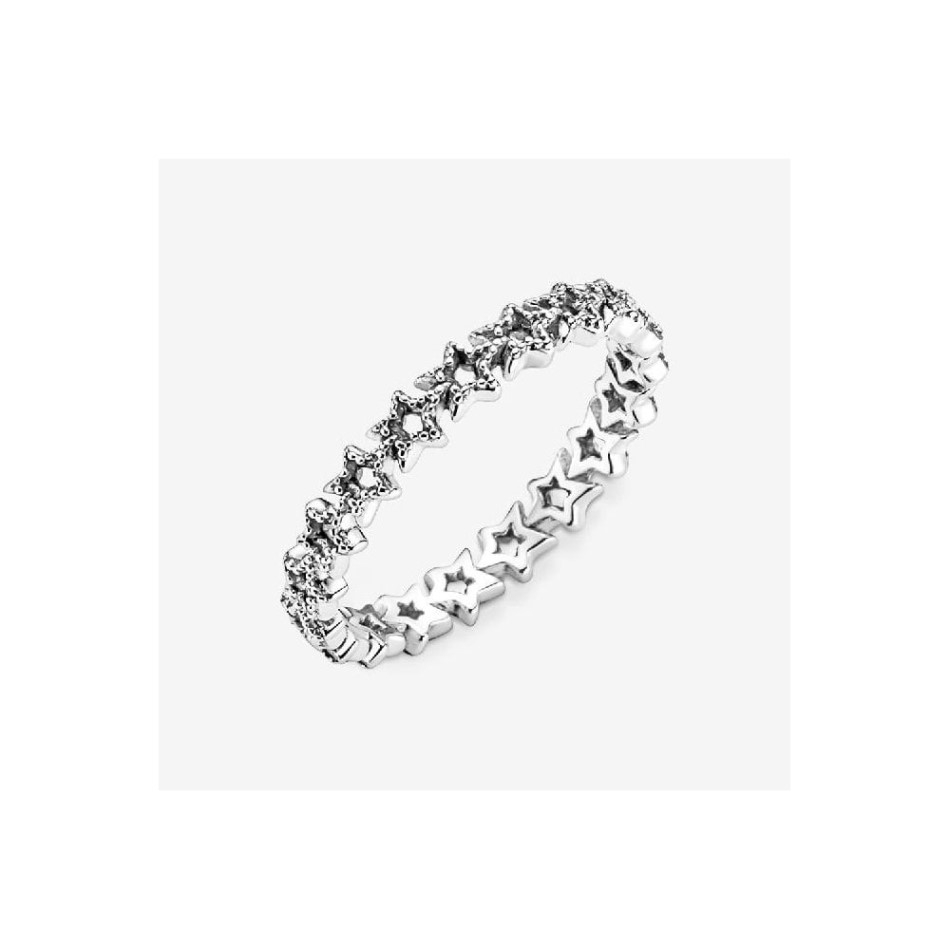 Band of Asymmetric Stars Ring Pandora NZ