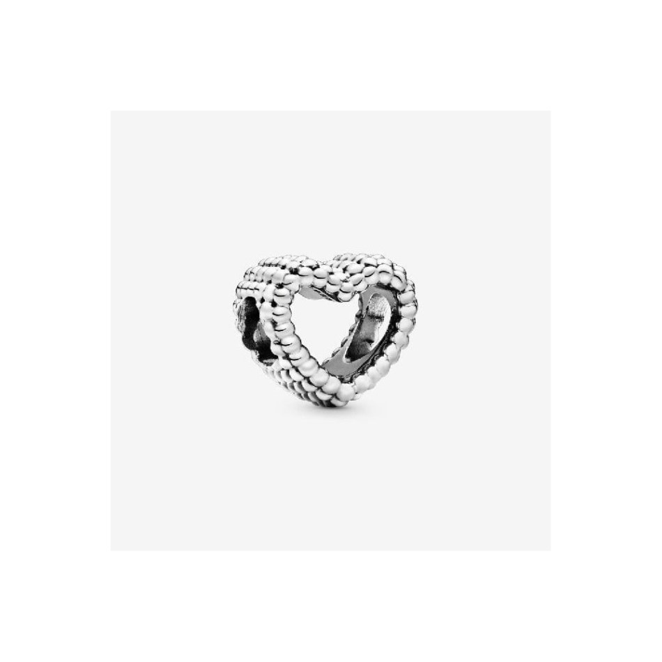 Beaded Open Heart Charms Pandora NZ