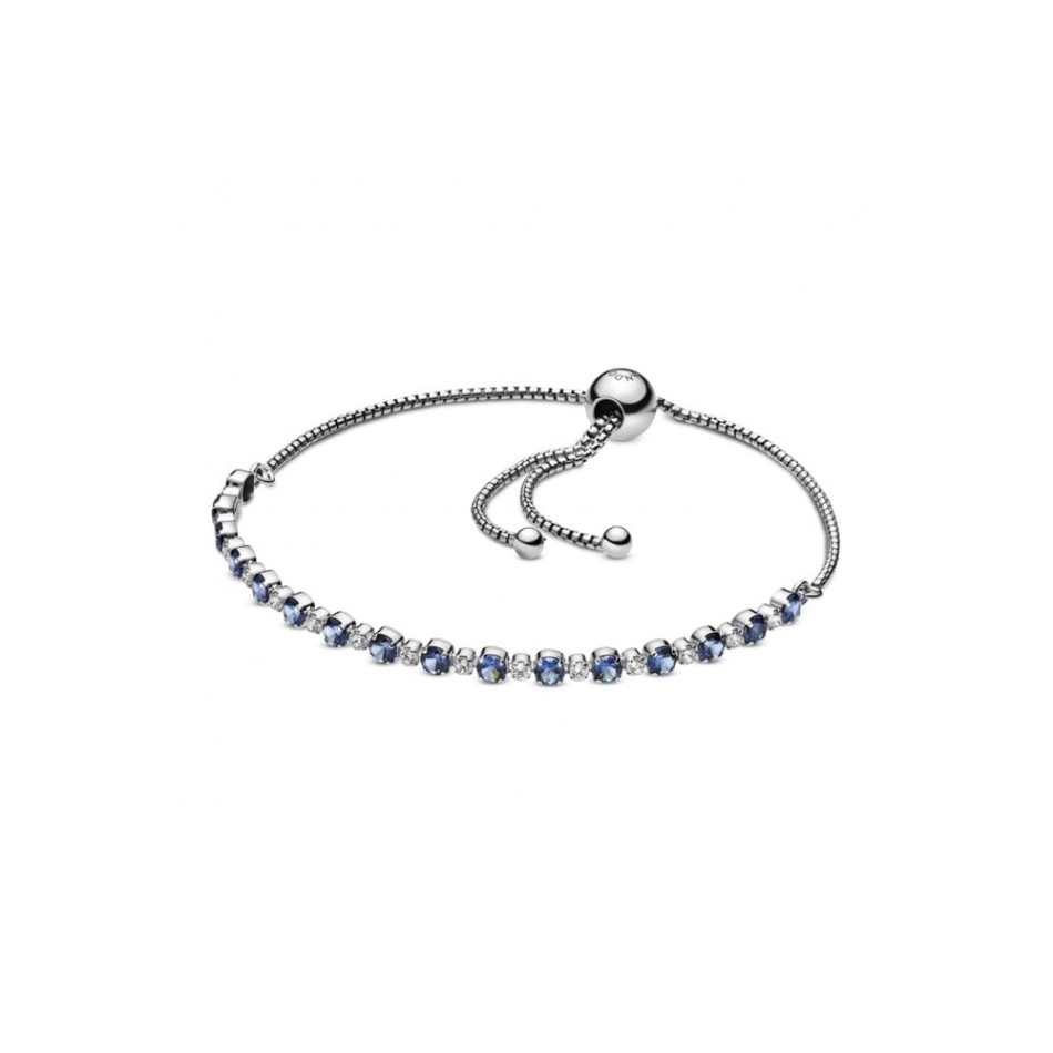 Blue & Clear Sparkle Slider Bracelet Pandora NZ