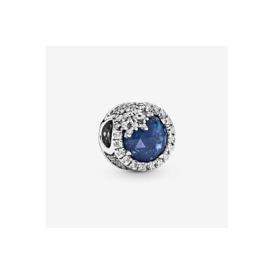 Blue Dazzling Snowflake Charms Pandora NZ