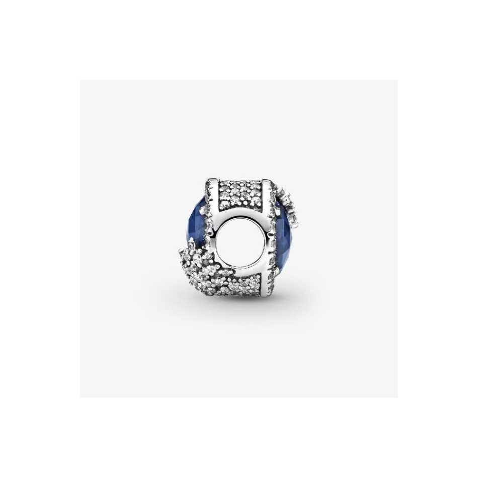 Blue Dazzling Snowflake Charms Pandora NZ