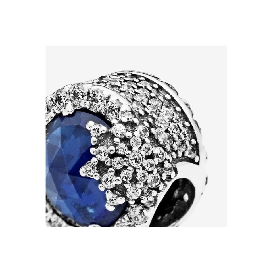 Blue Dazzling Snowflake Charms Pandora NZ