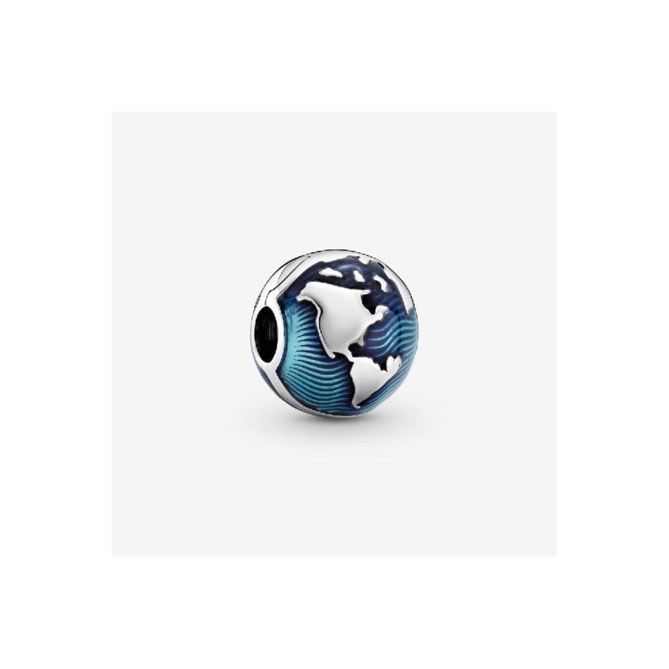 Blue Globe Clip Charms Pandora NZ