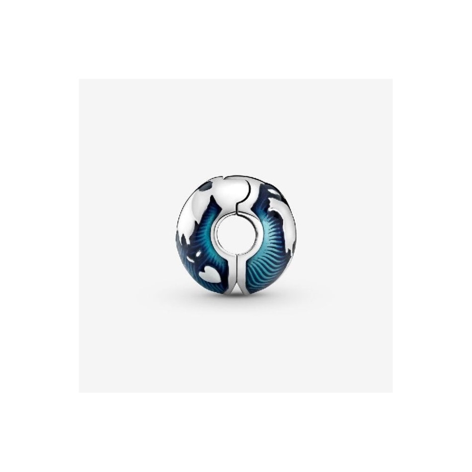 Blue Globe Clip Charms Pandora NZ