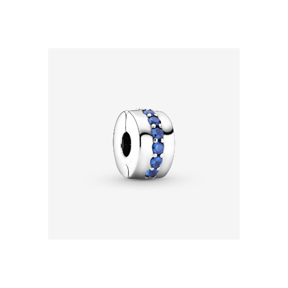 Blue Sparkle Clip Charms Pandora NZ