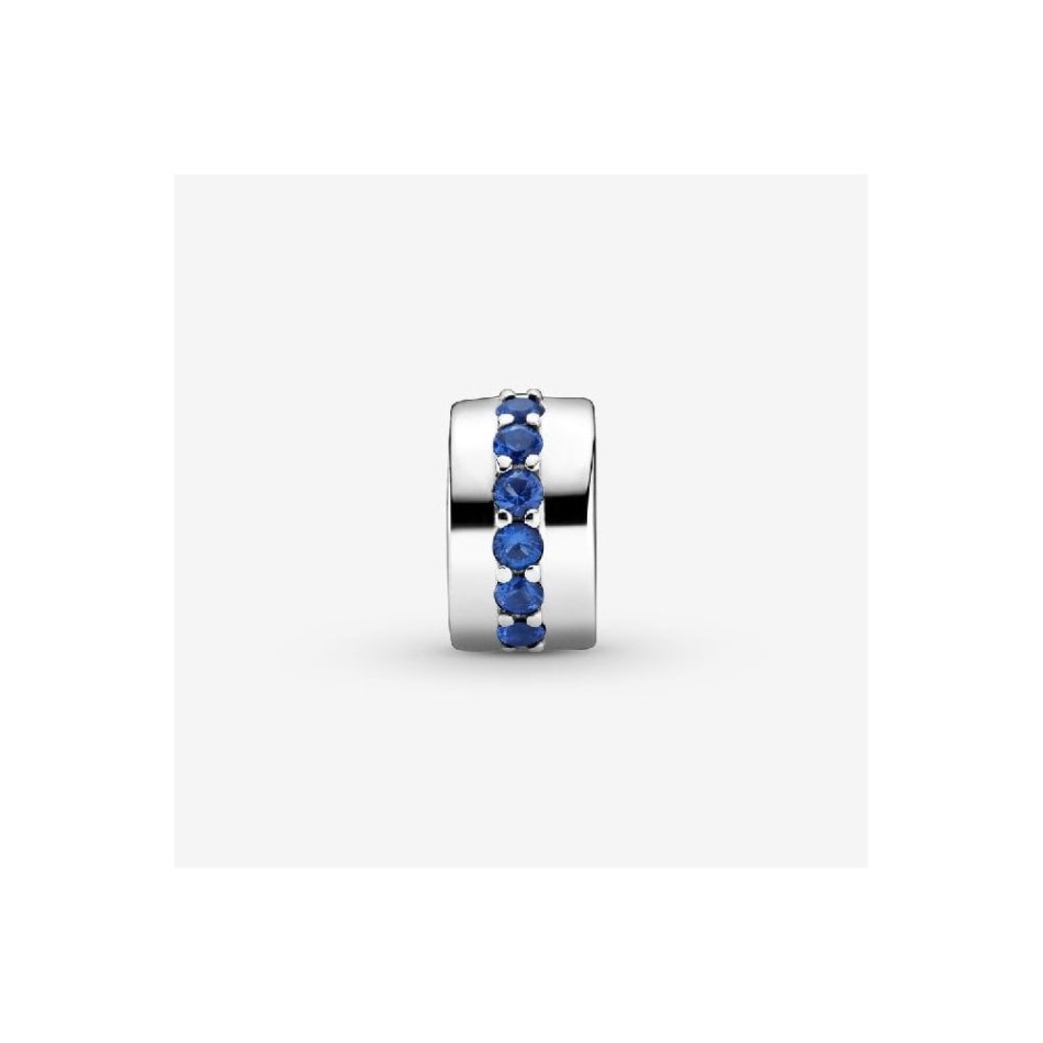 Blue Sparkle Clip Charms Pandora NZ