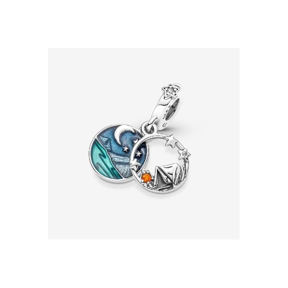 Camping Night Sky Double Dangle Charms Pandora NZ