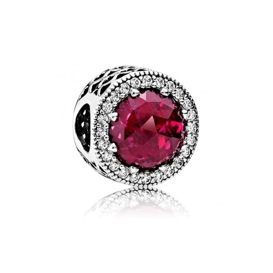 Cerise Radiant Hearts Charms Pandora NZ
