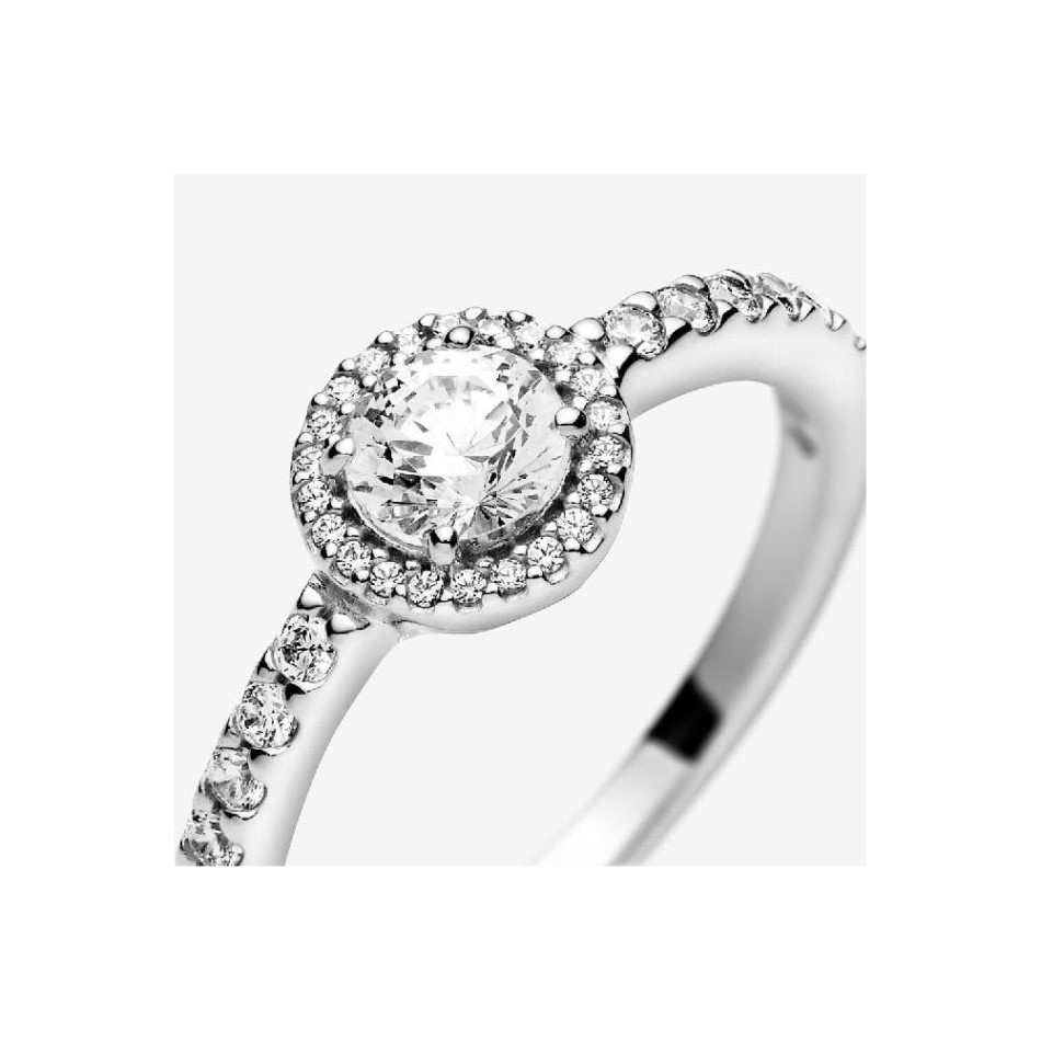 Classic Sparkle Halo Fashion Ring Pandora NZ