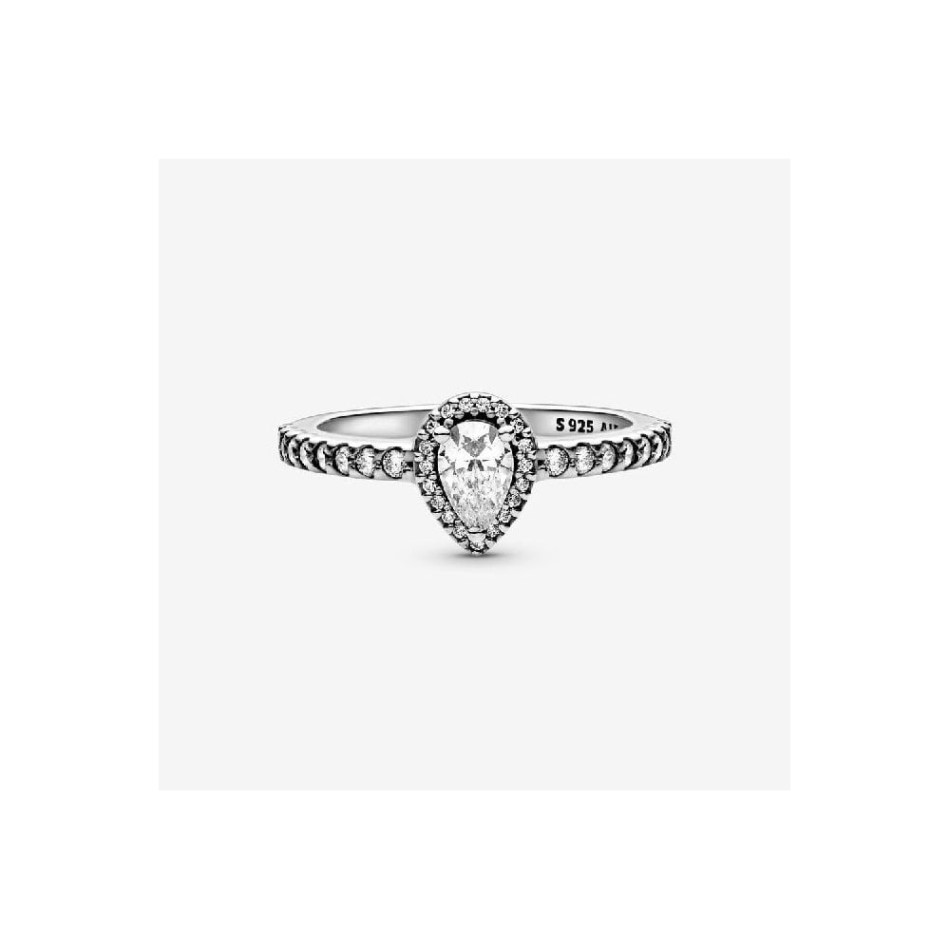 Classic Teardrop Pandora NZ Halo Ring