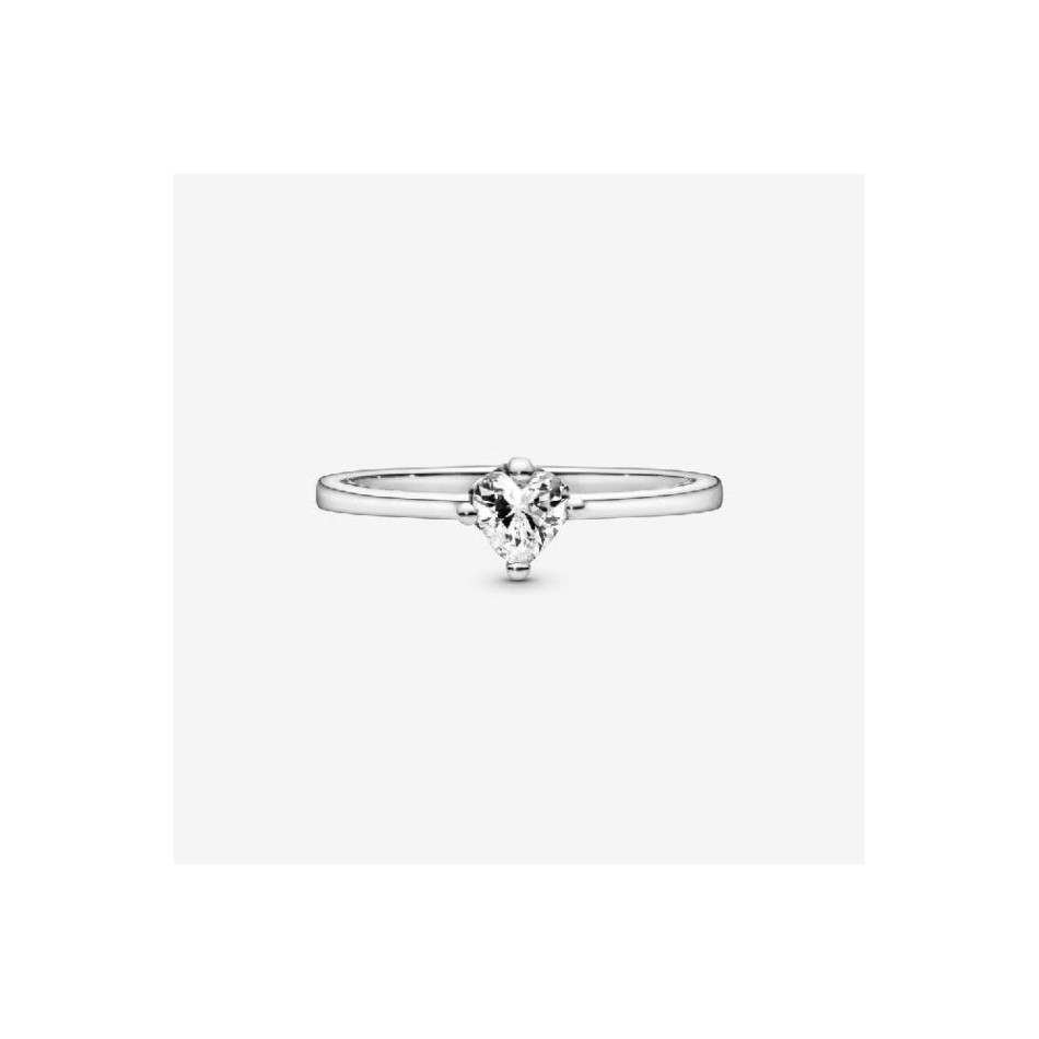 Clear Brand Pandora NZ Heart Solitaire Ring