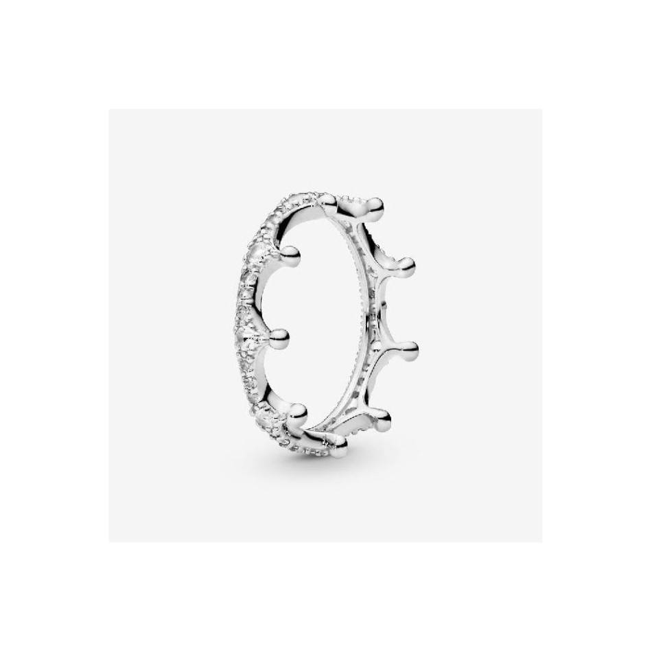 Clear Pandora NZ Sparkling Crown Ring