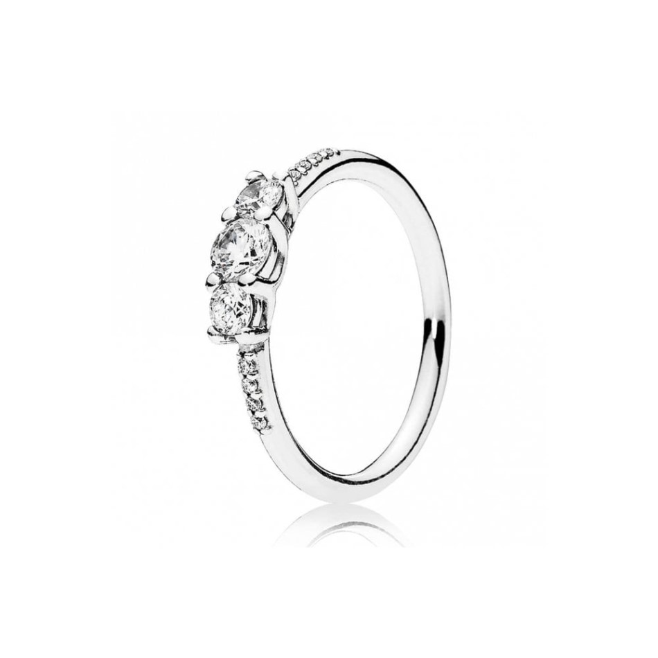 Clear Pandora NZ Three-Stone Ring