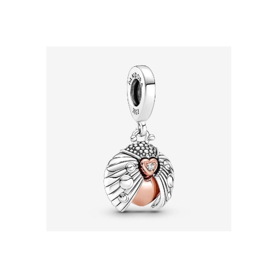 Club 2022 Ladybird & Heart Dangle Charms Pandora NZ