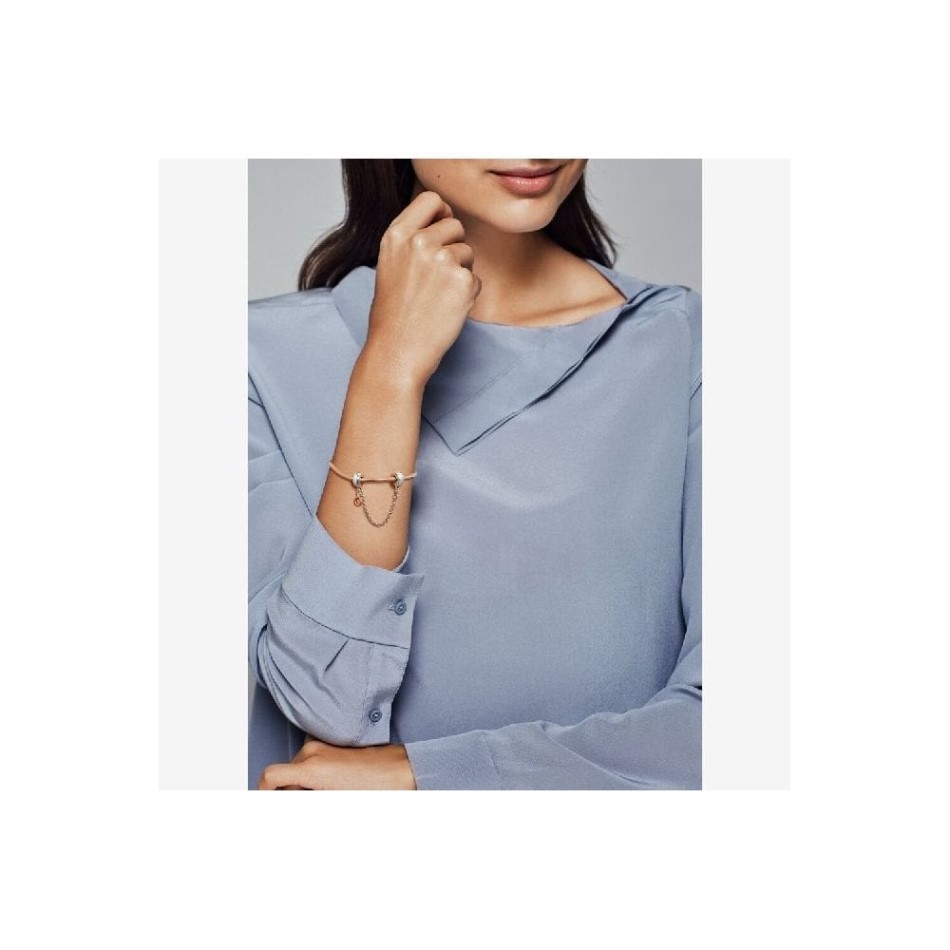 Dangling Crown O Safety Chain Charm Pandora NZ