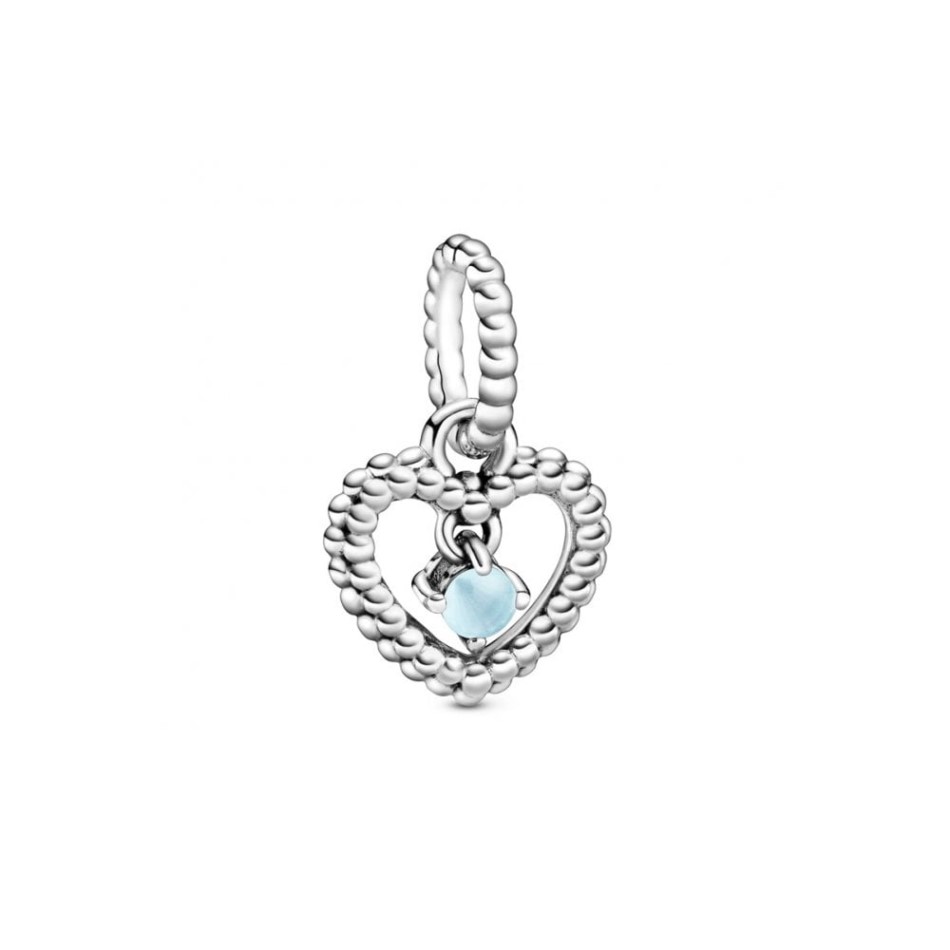 December Birthstone Heart Dangle Charms Pandora NZ