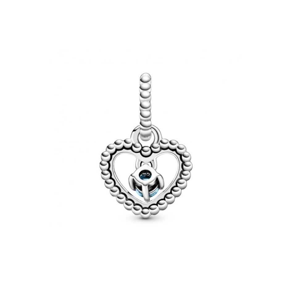 December Birthstone Heart Dangle Charms Pandora NZ
