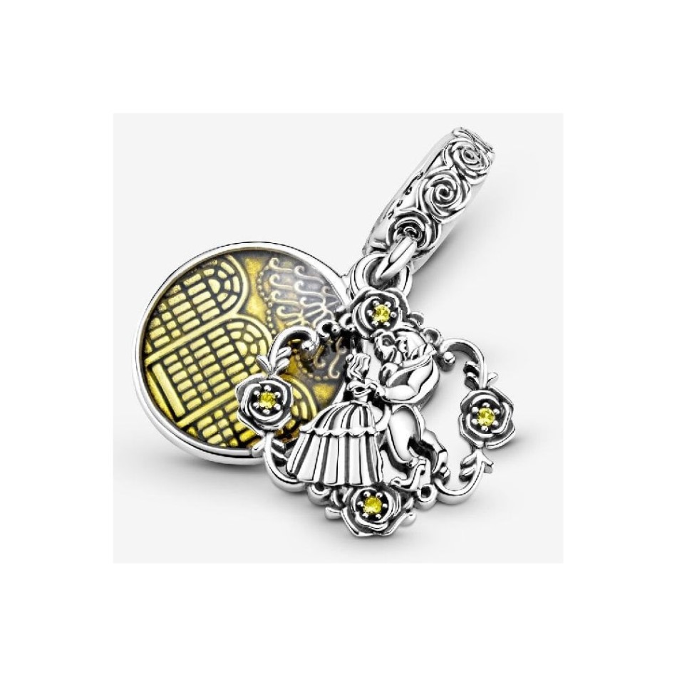 Disney Beauty and the Beast Dancing Dangle Charm Pandora NZ