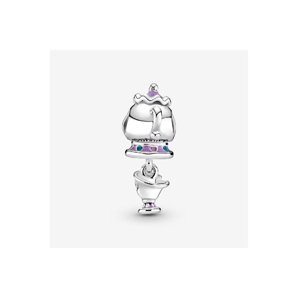 Disney Beauty and the Beast Mrs. Potts and Chip Dangle Charm Pandora NZ