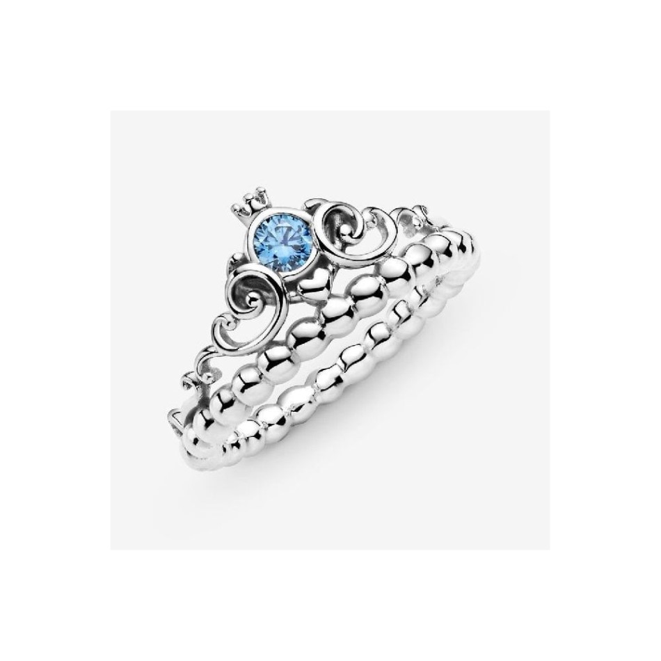 Disney Cinderella Brand Pandora NZ Blue Tiara Ring