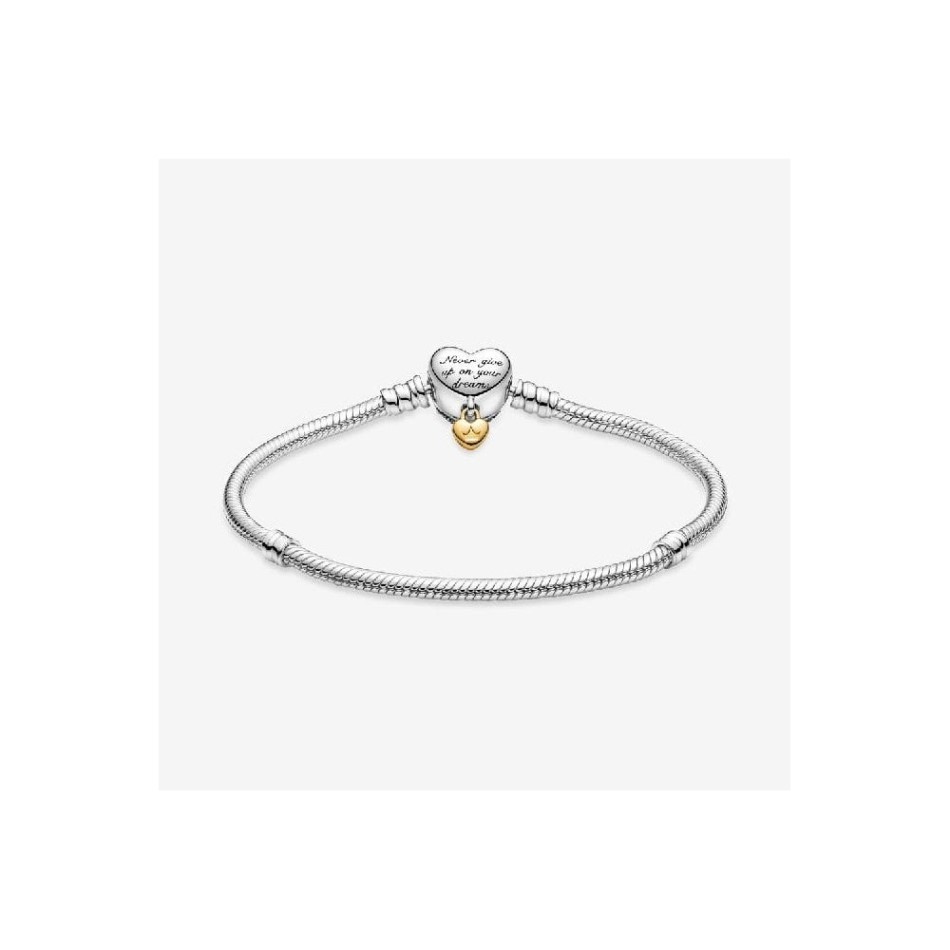 Disney Heart Clasp Snake Chain Bracelet Pandora NZ