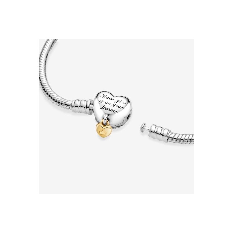 Disney Heart Clasp Snake Chain Bracelet Pandora NZ