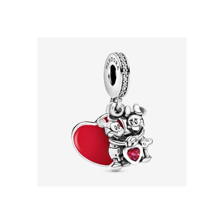 Disney Mickey Mouse & Minnie Mouse Love Dangle Charms Pandora NZ