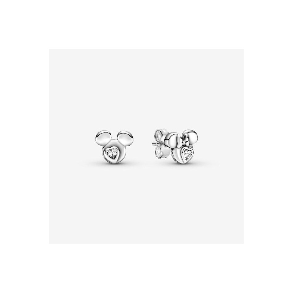 Disney Mickey Mouse & Minnie Mouse Silhouette Stud Earrings Pandora NZ