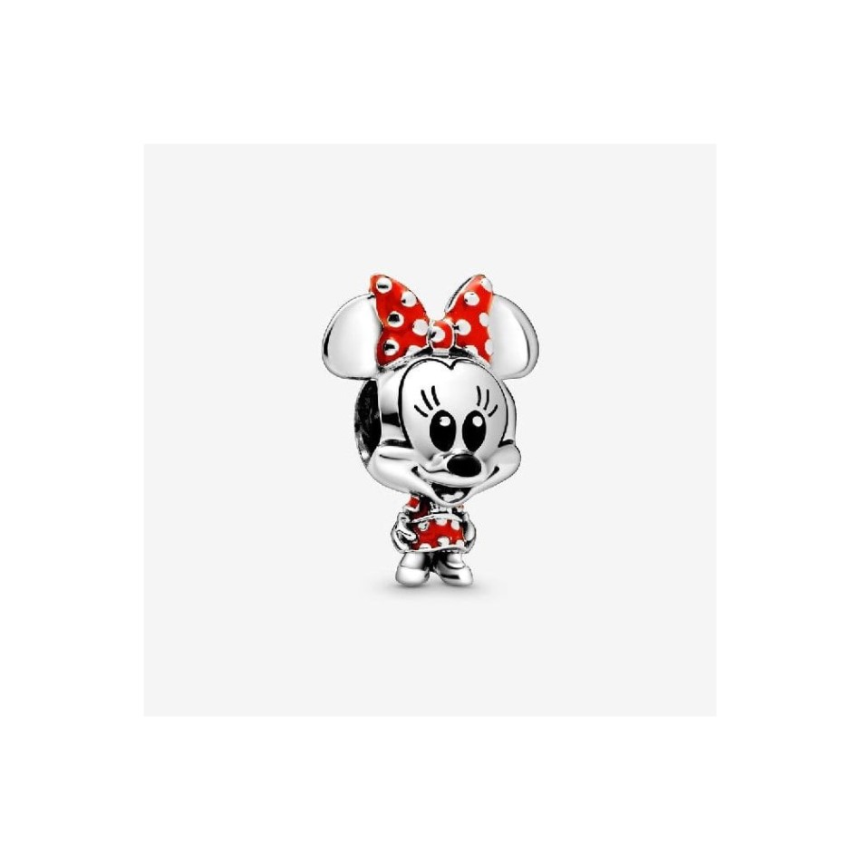Disney Minnie Mouse Dotted Dress & Bow Charms Pandora NZ