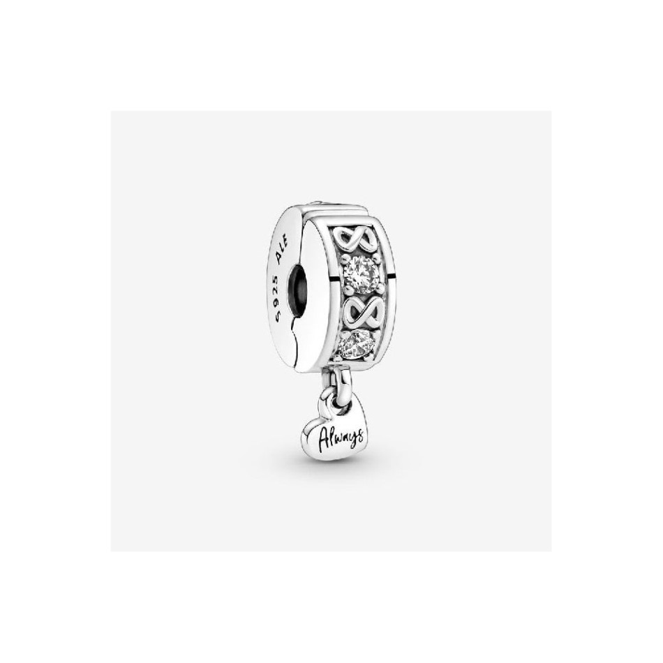 Family Always Pave Clip Charms Pandora NZ