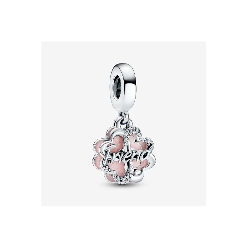 Four-Leaf Clover Friendship Double Dangle Charms Pandora NZ