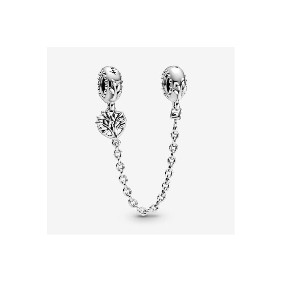 Heart Family Tree Safety Chain Charm Pandora NZ