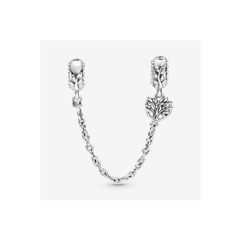 Heart Family Tree Safety Chain Charm Pandora NZ