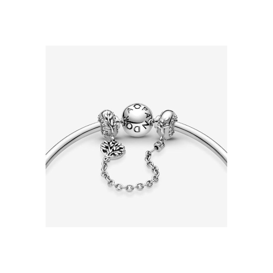 Heart Family Tree Safety Chain Charm Pandora NZ
