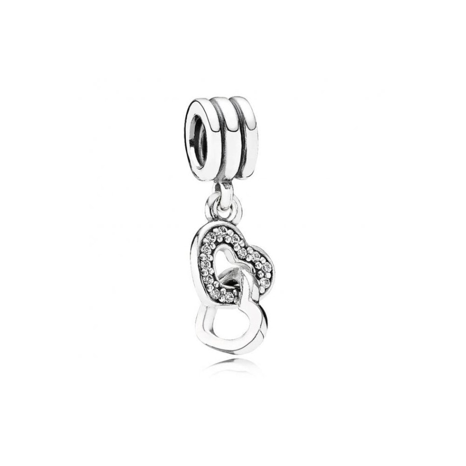 Interlocking Heart Dangle Charms Pandora NZ