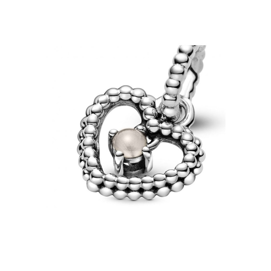 June Birthstone Heart Charms Pandora NZ