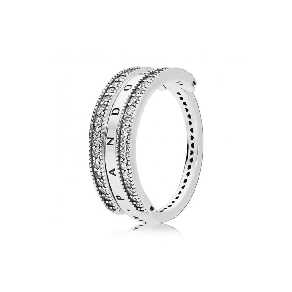 Logo Brand Pandora NZ & Hearts Ring
