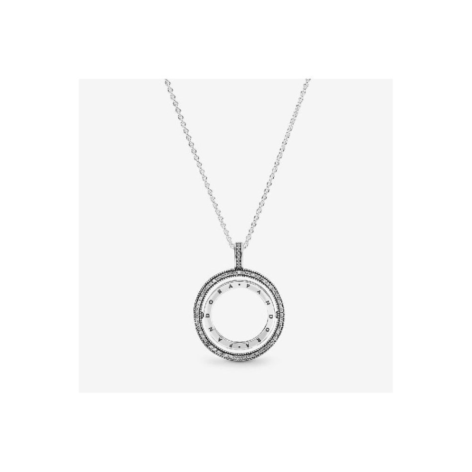 Logo Circle Necklace Pandora NZ