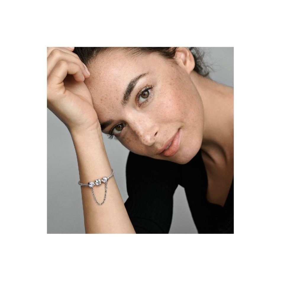 Logo Pandora NZ Brand Safety Chain Charm