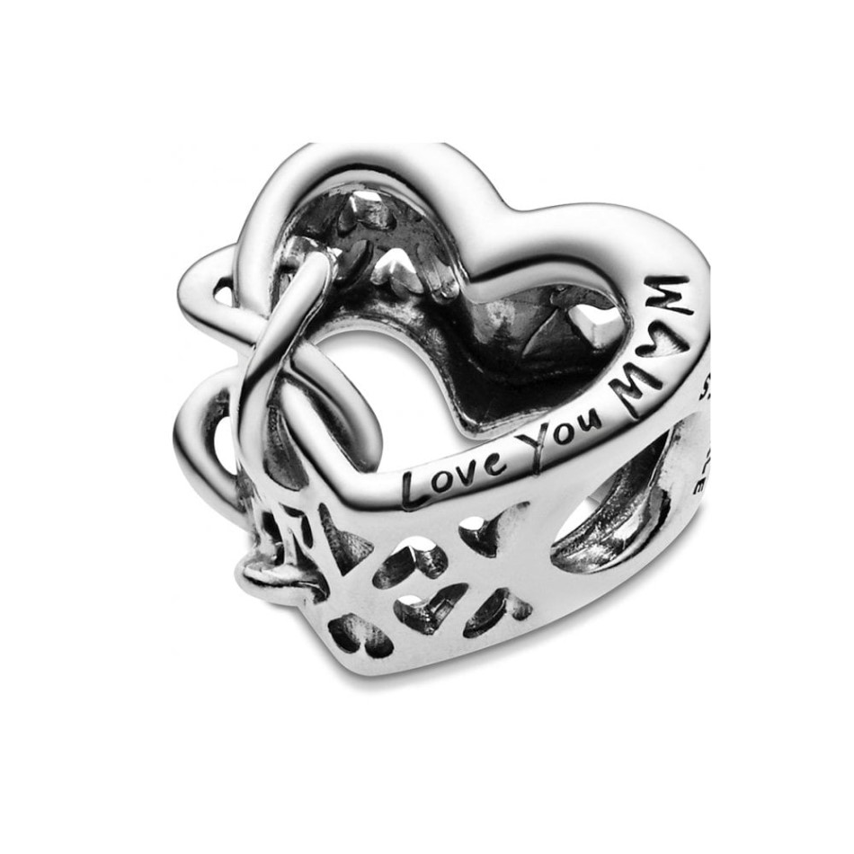 Love You Mum Infinity Heart Charms Pandora NZ