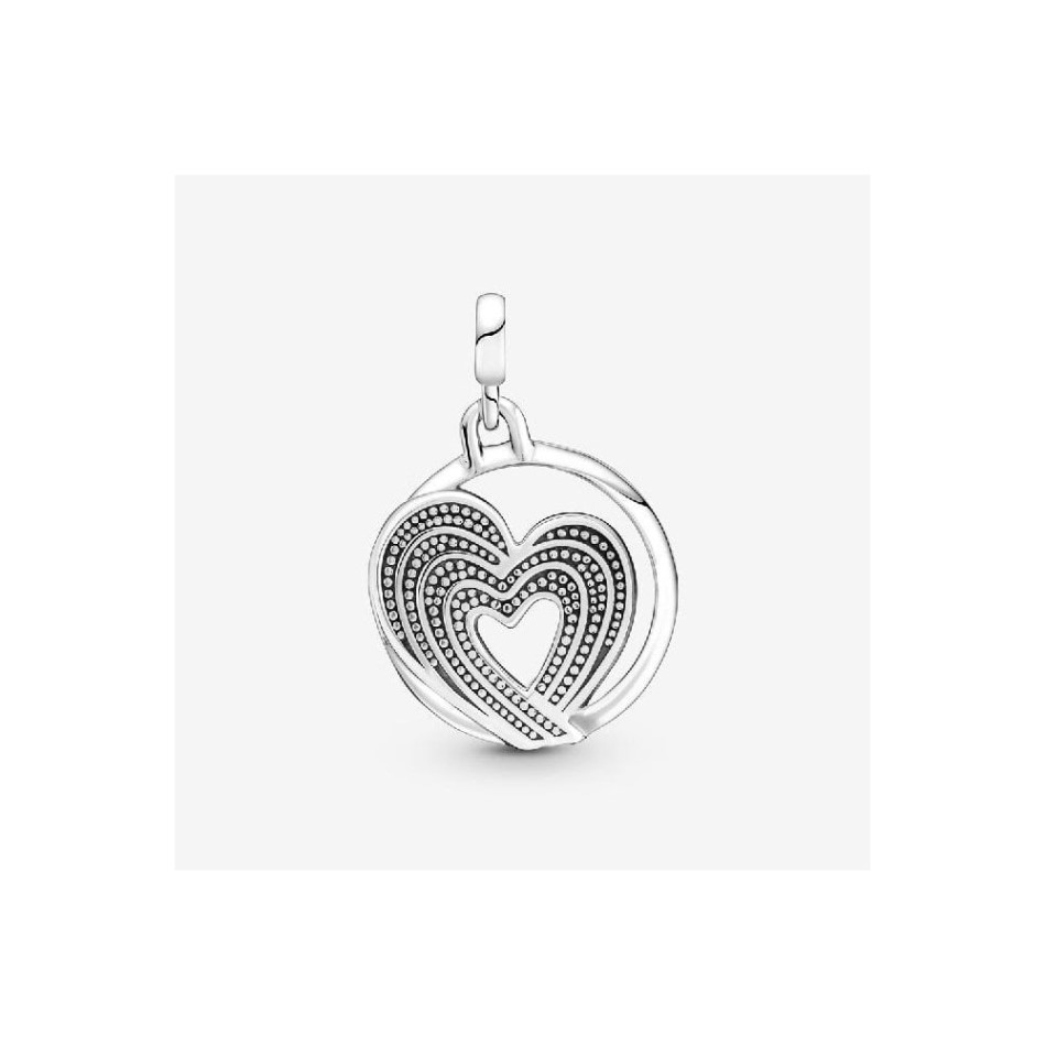 ME Rainbow Heart of Freedom Medallion Charms Pandora NZ