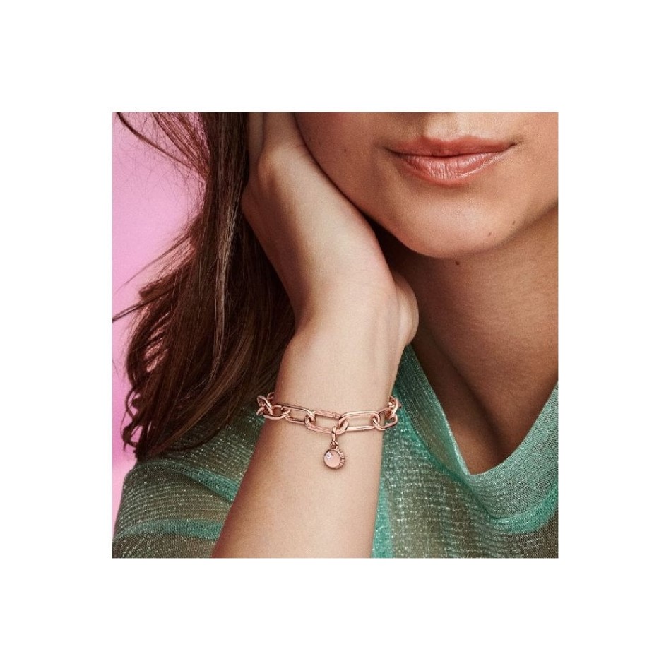 ME Rose Gold Lucky Bottle Cap Mini Dangle Pandora NZ