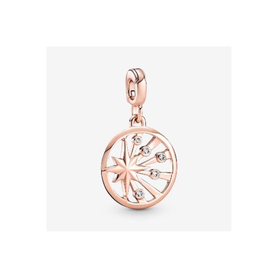 ME Rose Gold Rays of Life Medallion Charm Pandora NZ