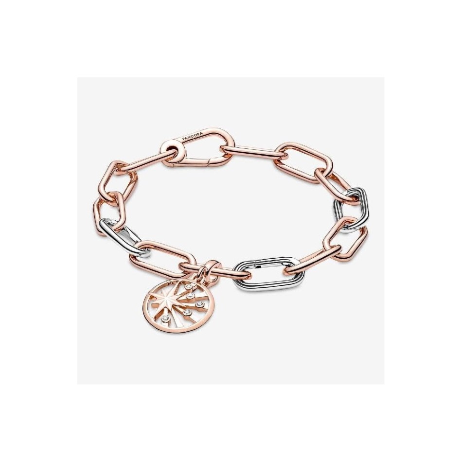 ME Rose Gold Rays of Life Medallion Charm Pandora NZ