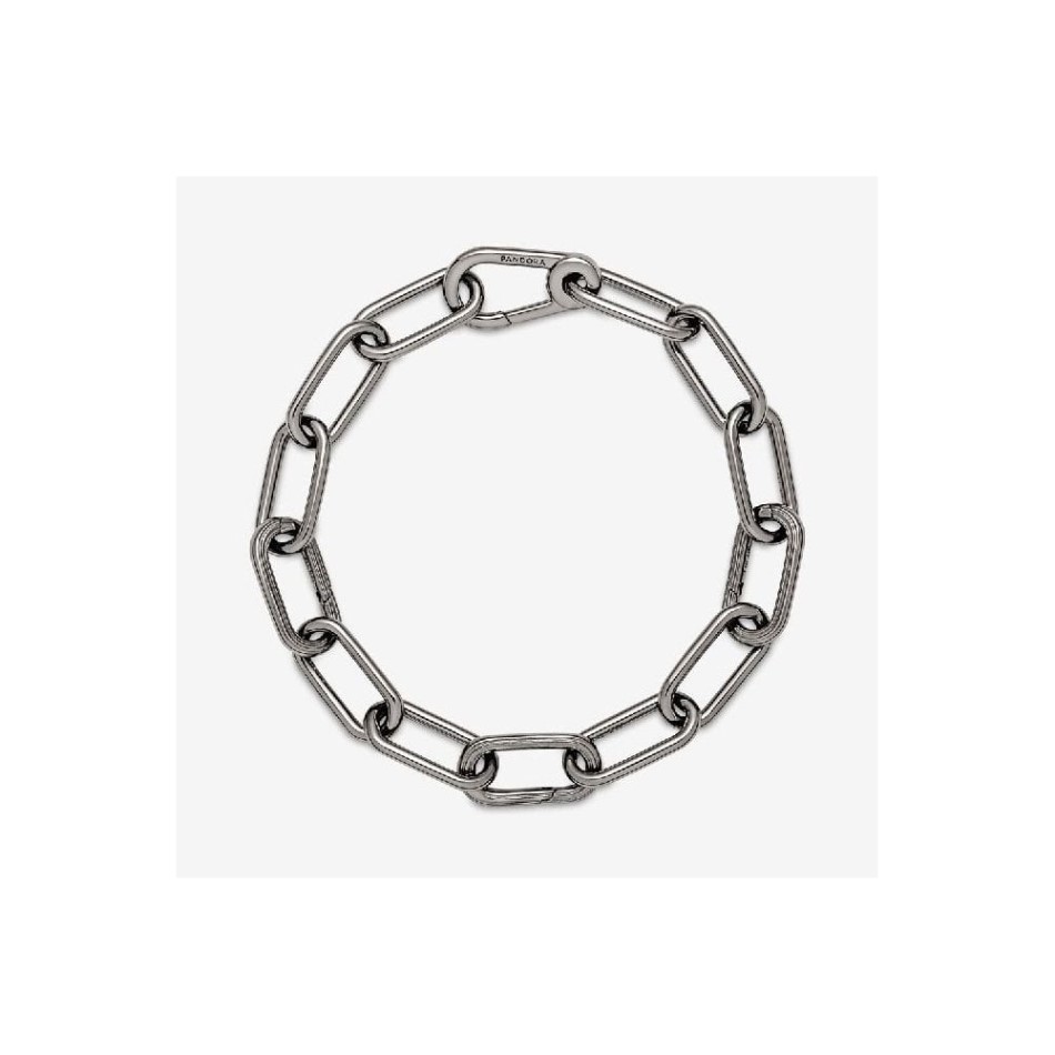ME Ruthenium Gunmetal Link Pandora NZ Chain Bracelet